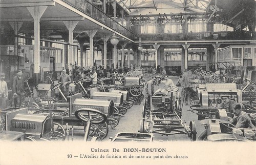 Cpa usines dion bouton - 92, de