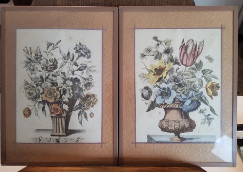 Paire gravures anciennes - paire,