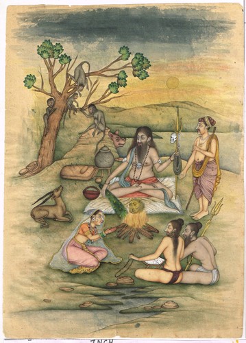 Peinture miniature indienne - peinture,
