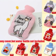 Bouillotte D'eau Chaude De 2000Ml Housse Tricotée Sac En Caoutchouc Chaud /