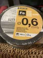 Bobine fil acier 0.6 mm 0.9kg