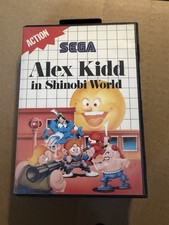 Alex Kidd in Shinobi World (Sega Master, 1990) Complete RARE BLUE LABEL!!!