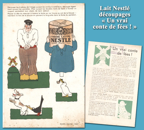 Lait nestlé découpages - nestlé,, découpages,