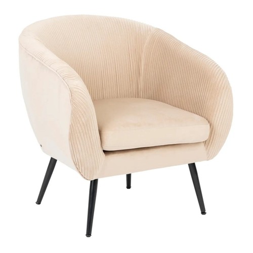 Fauteuil design velours - design, en
