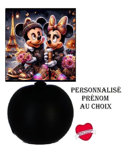 Lampe chevet minnie et - lampe, de