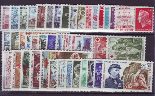 Timbres annee complete - ,