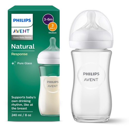 Avent biberon verre - avent, en