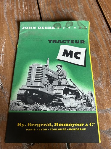 Publicité papier tracteur - publicité,