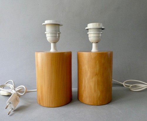 Paire pieds lampes en - lampes,