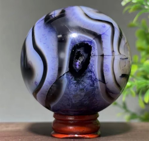Sphère cristal en agate - 1x,