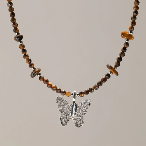 Collier œil tigre - de,