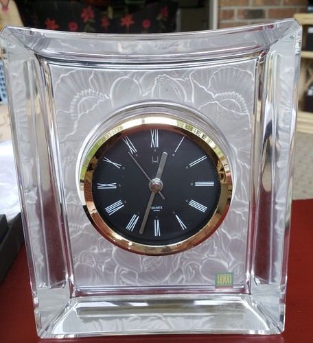 Hoya crystal clock with - crystal,