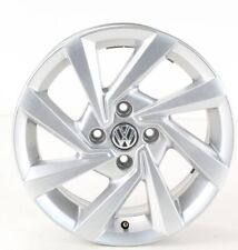 VW Seat Skoda Alliage 15 Pouces Jante 4x100 Einzelfelge Argent 5U0601025AJ