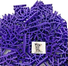200 Knex Purple Connectors 4 Position 3D - Standard K'nex Parts