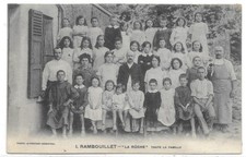 78 - postcard RAMBOUILLET - La Rûche - The whole family 1 - Libertarian school - Faure