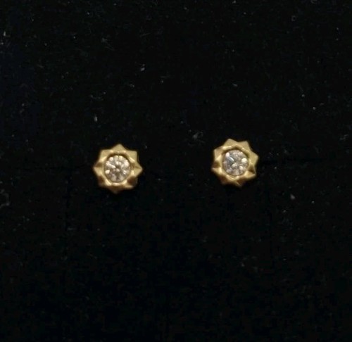 Boucles oreilles 18k 750 - or,
