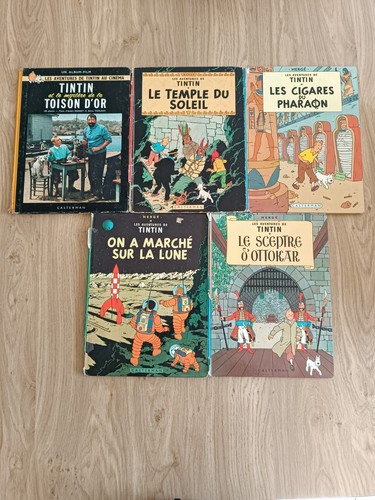 Tintin lot hergé - tintin, 5