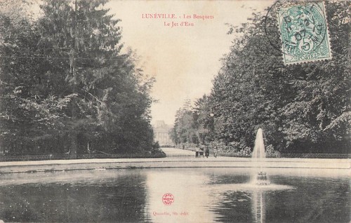 Lunéville les bosquets - les, le