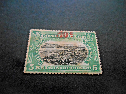 Timbre congo belge colonie - congo,