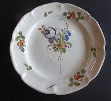 Assiette  faïence Faïencerie