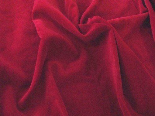 Tissu velours coton - tissu, de