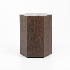 2016 Minotti Aeron Small Side / End Table by Rodolfo Dordoni w Wenge Wood Finish