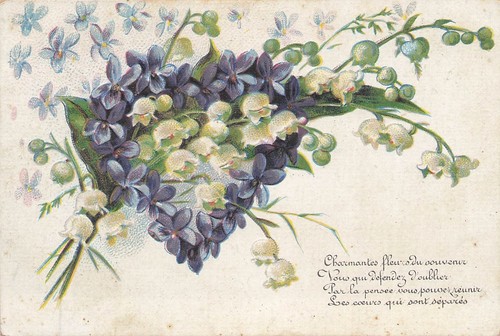 Illustree gaufree coeur - cp,
