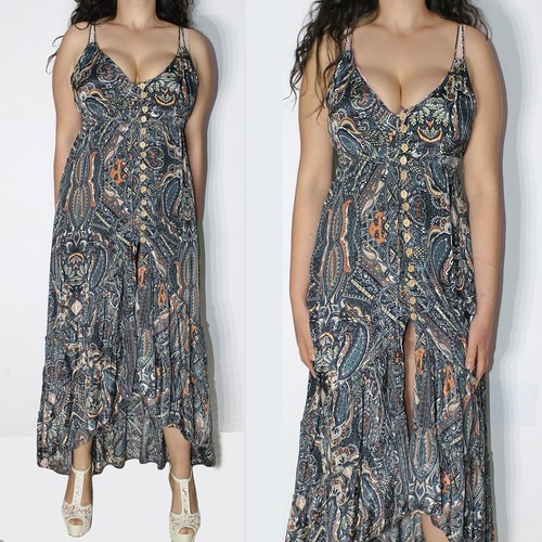 Robe femme indienne soie - en,