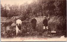 91 MENNECY - peche au bord de