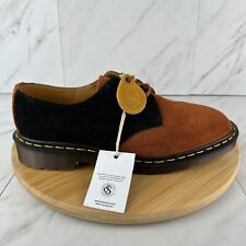 Dr. Doc Martens 1461 CF Stead Made In England Mens Size 9 Tan Rust Suede Oxfords