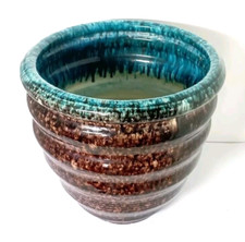 Antique ceramic pot cover signed: ACCOLAY.