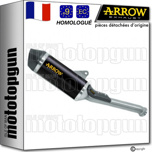 Pot echappement approuve noir - approuve,