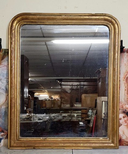 Grand miroir époque louis - miroir,