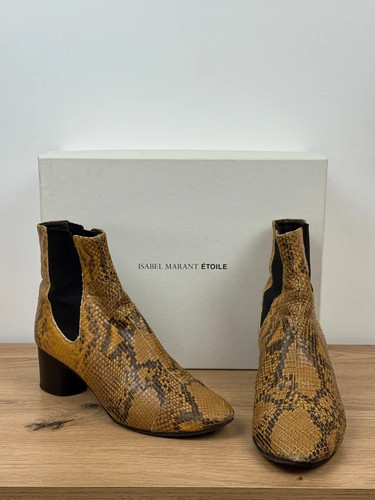 Bottines isabel marant cuir - bottines,