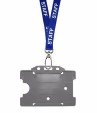 Bleu Staff Identité Cou