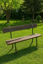 Banc De Jardin En Fonte Et