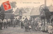 CPA 56 NOYAL PONTIVY BEATING DU BLE (cpa rare) /AGRICULTURE 