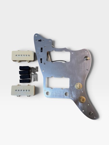 Silver aluminum jazzmaster - aluminum,