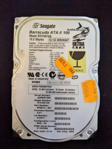 Disque dur vintage - , seagate
