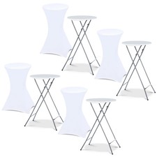 Lot de 4 tables hautes