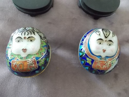 Boites pilules cloisonné - a, en