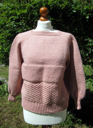 Tricot pull fait - , main