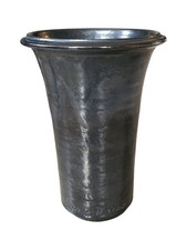 Grand Vase Noir Signé Jean