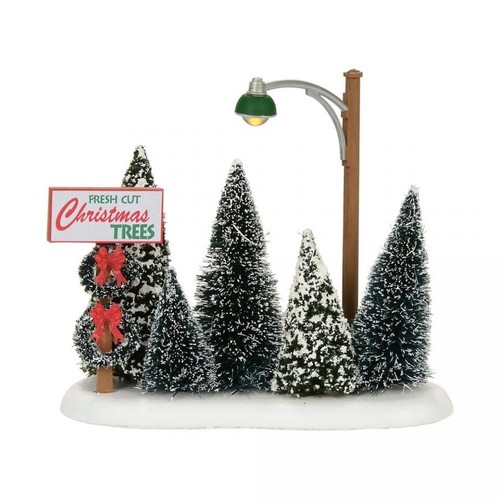 Dept lit christmas tree lot - lit,