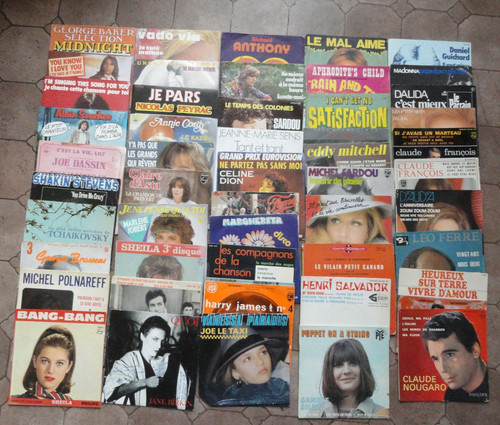 Lot disques vinyles - disques,