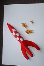 Tintin Hergé Fusée 46 cm, Figurines Tintin Milou Haddock On a Marché sur la Lune