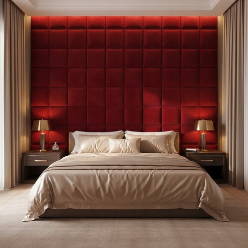 Panneau rembourré coussin