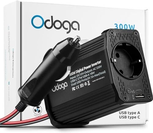 Odoga convertisseur 12v 220v - convertisseur,