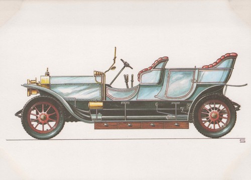 Carte postale rolls royce - carte, rolls-royce