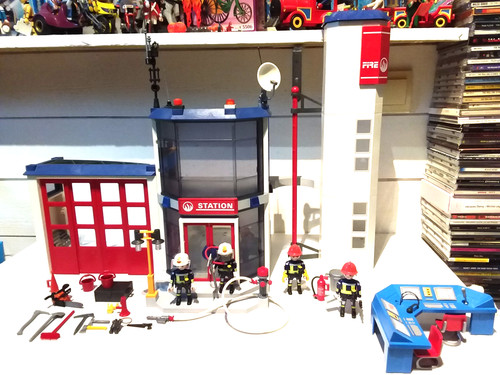 Playmobil grande caserne - caserne, des
